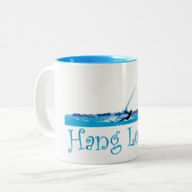 Hang Loose Winsurfing Mug (Front Left)