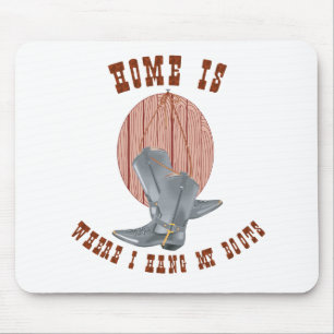 Hang my Boots Mouse Pad