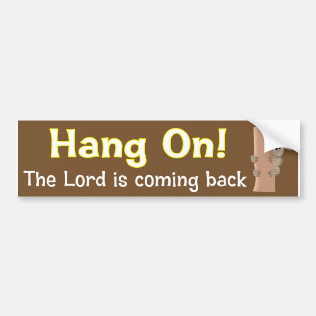 Hang on koala Christian design Bumper Sticker (Front)