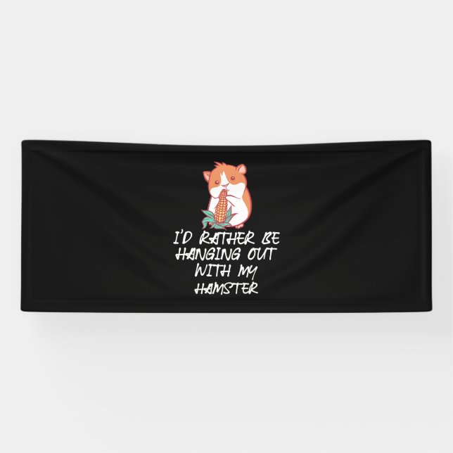 Hang Out With My Hamster Banner (Horizontal)