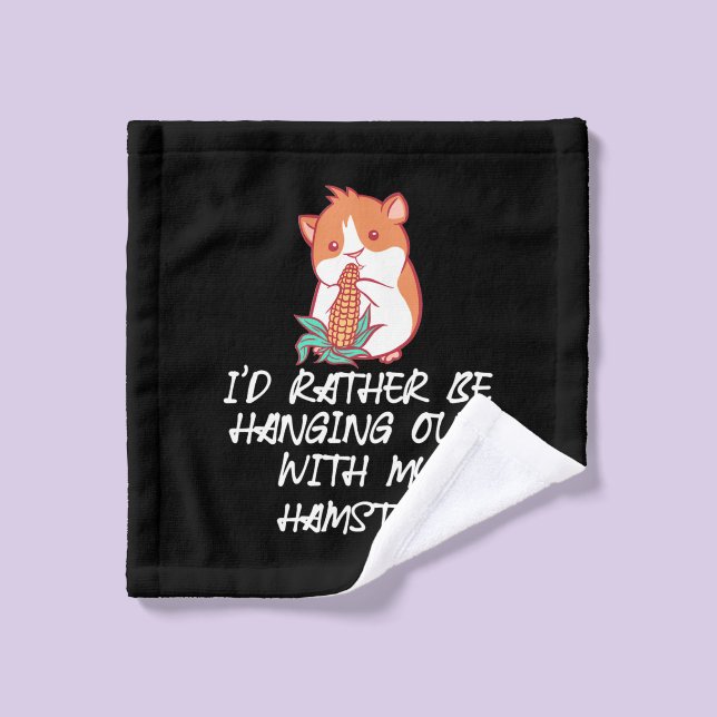 Hang Out With My Hamster Wash Cloth (Wash Cloth)