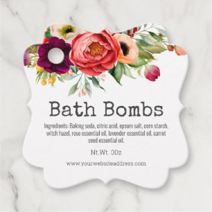 Hang Tag For Handmade Bath Bomb