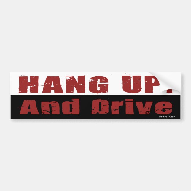 Hang Up Bumper Sticker (Front)