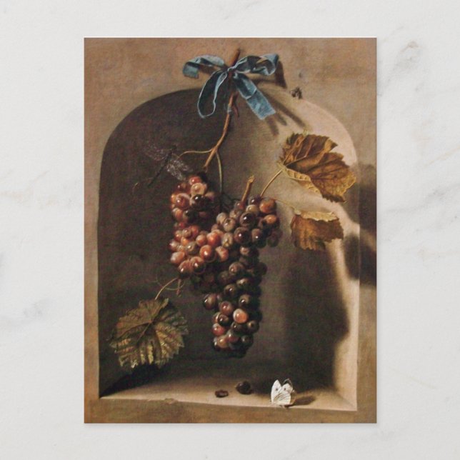 HANGED GRAPES Antique Viticulture,Rustic Vineyard Postcard (Front)