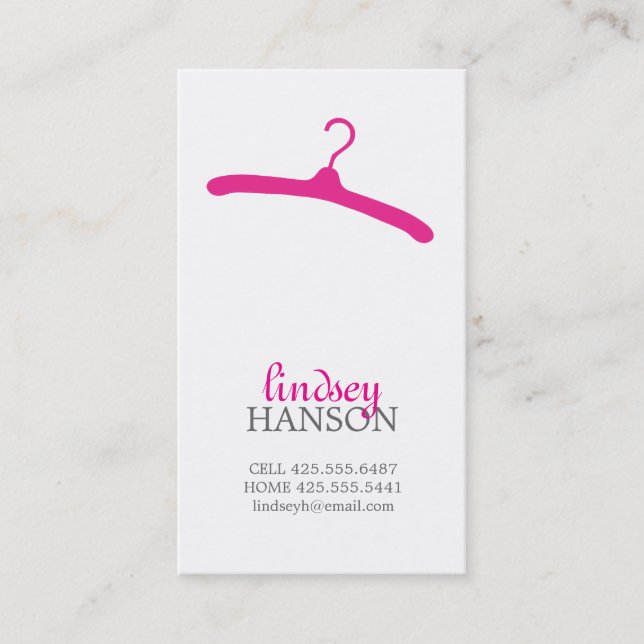 Hanger Calling Card (Front)