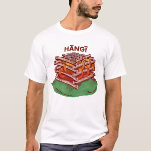 Hangi Maori Cooking Food Kai T-Shirt