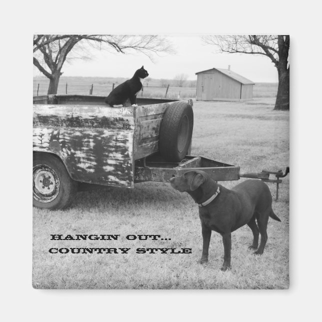 Hangin' Out Magnet (Front)