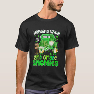 Hangin' With 2Nd Grade Gnomies Truck Teacher St Pa T-Shirt