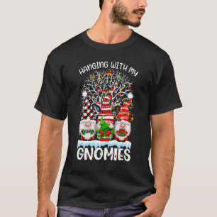 Hangin With My Gnomies Christmas Matching Family P T-Shirt
