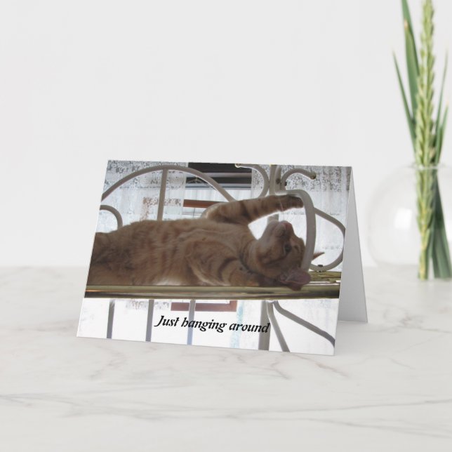 Hanging around card (Front)