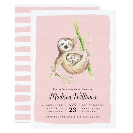 sloth baby shower