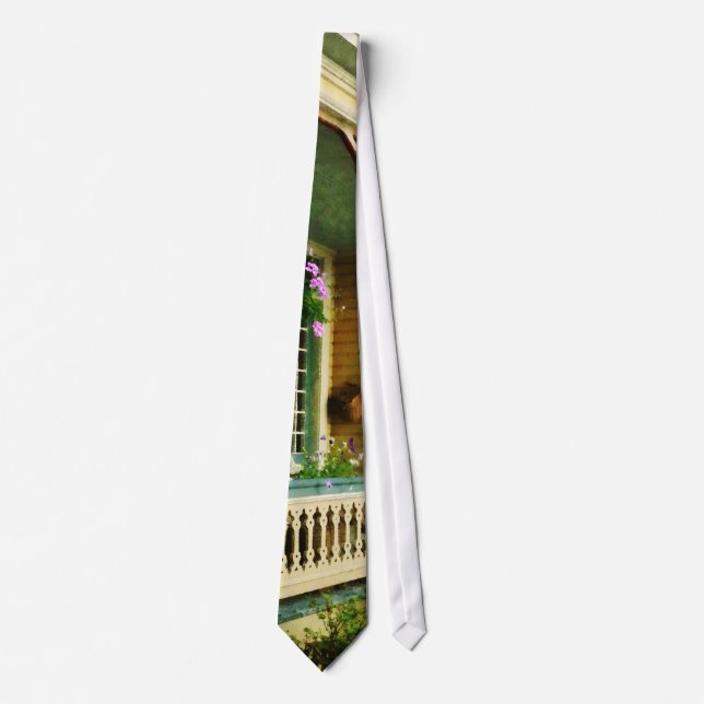 Hanging Baskets on Porch Tie (Front)