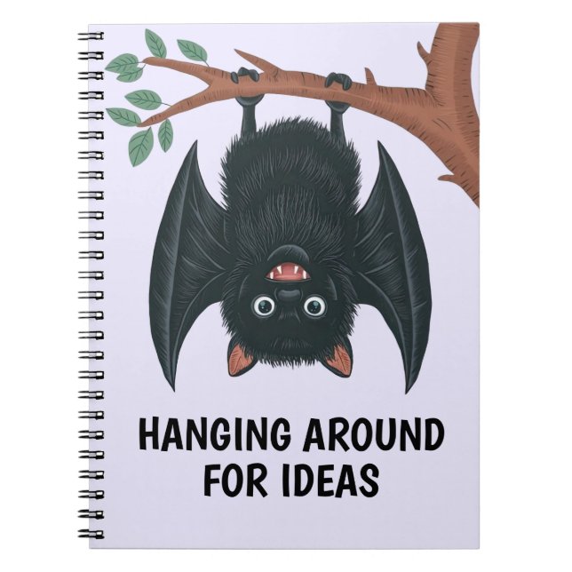 Hanging Bat Notebook (Front)