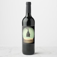 Hanging bat snow globe black vintage gothic 