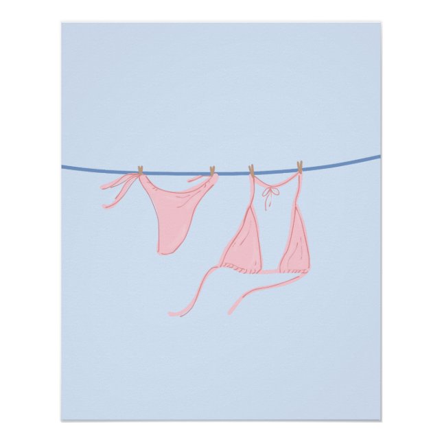 Hanging Bikini Poster (Front)