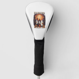 Hanging Boo Halloween Ghosts Pumpkins Full Moon_1 Golf Head Cover