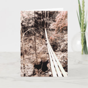hanging bridge card