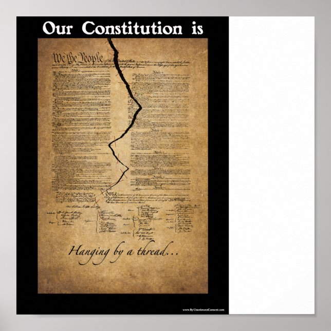 Hanging by a thread poster (Front)