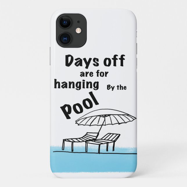 Hanging by the Pool Case-Mate iPhone Case (Back)