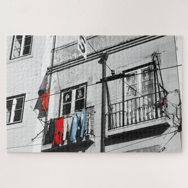 Hanging colours jigsaw puzzle (Horizontal)