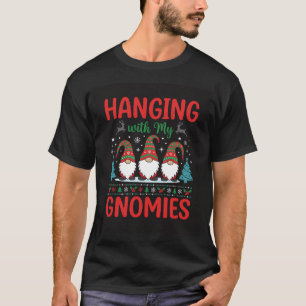 Hanging Gnomies Christmas Gnome T-Shirt
