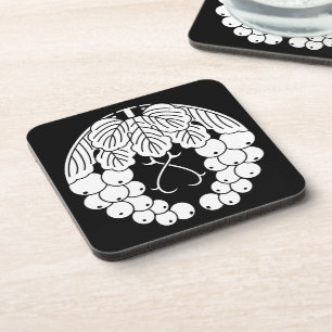 Hanging grapes coaster