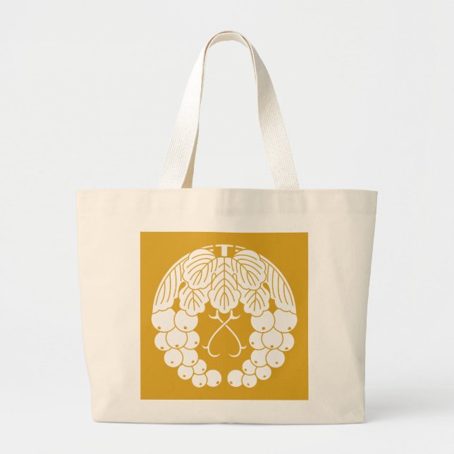 Hanging grapes large tote bag (Front)