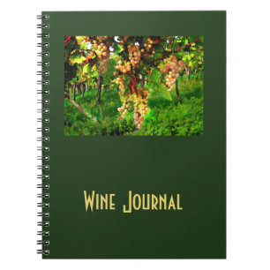 Hanging Grapes on the Vines Notebook