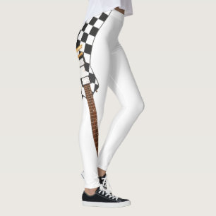 HANGING ICONIC CHECKERED ELECTRIC GUITAR LEGGINGS