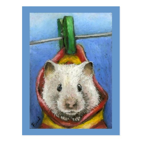 Hanging in there postcard