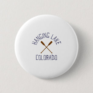 Hanging Lake Colorado Outdoors Vintage 6 Cm Round Badge