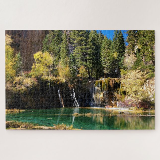 Hanging Lake Jigsaw Puzzle (Horizontal)