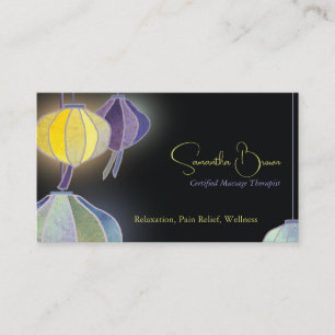 Hanging Lanterns Holistic Health Business Card