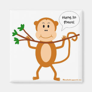 Hanging Monkey magnet