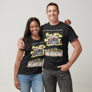 Hanging on Every Word Absurd Situational Dark T-Shirt