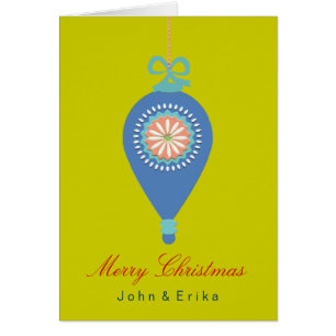 Hanging Ornament ~  Card