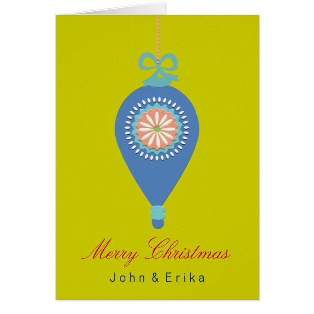 Hanging Ornament ~  Card (Front)