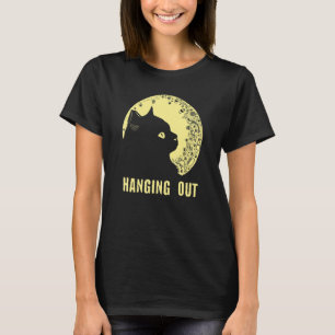 Hanging Out Cat Hobby Kitten Pastime Cat Mom T-Shirt
