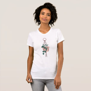 Hanging Planter Macrame Jungle House Plant Mix T-Shirt