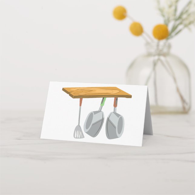 Hanging Pots Place Card (Front)
