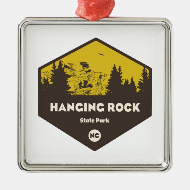 Hanging Rock State Park, North Carolina Metal Ornament (Front)