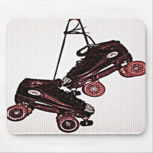 Hanging Skates Pop Art Dubbed Mouse Pad