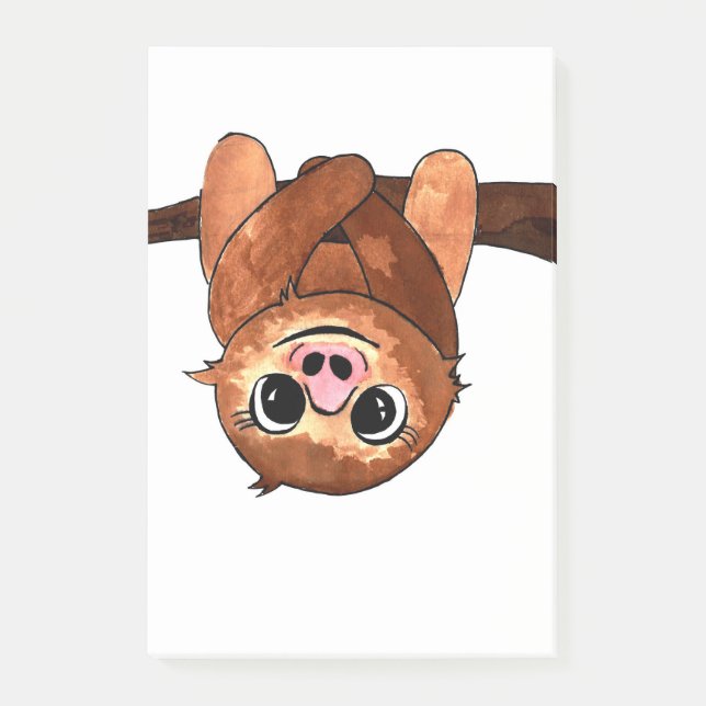 Hanging sloth post-it notes (Front)