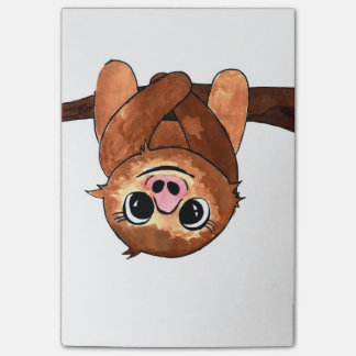 Hanging sloth post-it notes