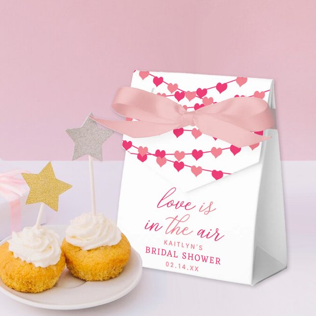 Hanging String Love Hearts Bridal Shower Favour Box (Creator Uploaded)