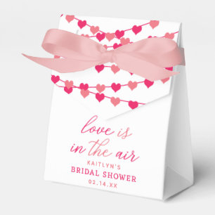 Hanging String Love Hearts Bridal Shower Favour Box