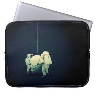 Hanging the moon laptop sleeve