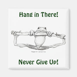 Hanging Tree Frog Motivational Magnet