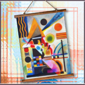 HANGING WALL TAPESTRY - ''Swinging'' - Kandinsky
