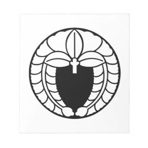 Hanging wisteria in rice cake notepad